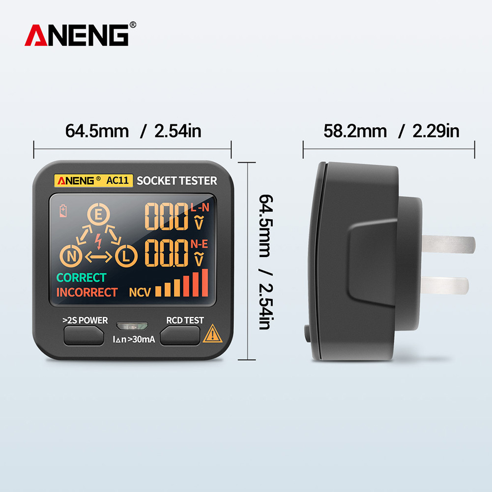 【New Discount!!!】Multifunction Digital Smart Socket Tester Wall Plug ...