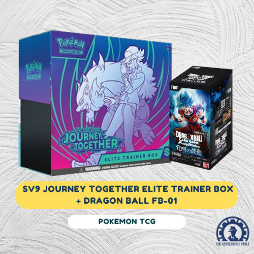 Pokemon TCG: Scarlet & Violet SV9 Journey Together Elite Trainer Box +  Dragon Ball FB-01 | Shopee Singapore