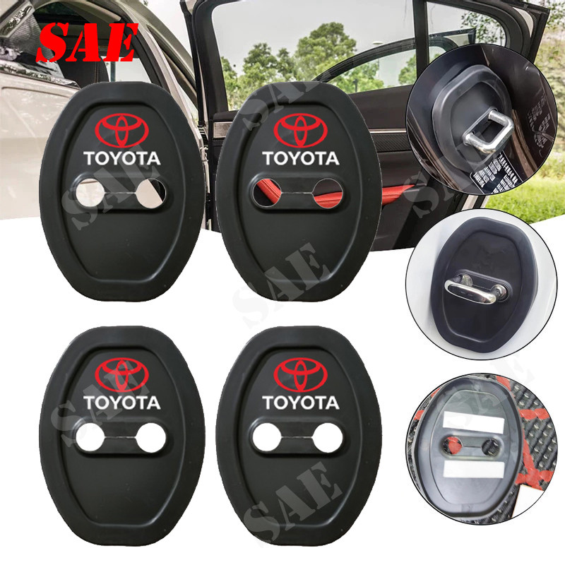 [Ready Stock]4pcs Silicone Car Door Lock Shock-absorbing Shock Proof ...