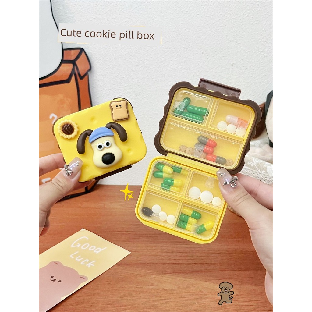 medicine pill box pill box Cute Pill Box Portable One Week Seven Days ...
