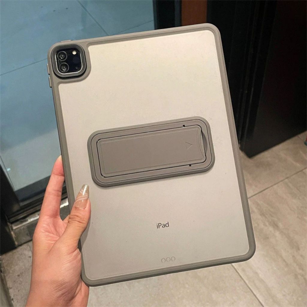 Case Clear Anti Crack iPad AIR 11 2024 2025 Gen 11/10 11" Gen 789 10.2" Air 4/5 Pro 11" 2021 2022 Mini 6 8.3" Acrylic With Stand - Gambar 3