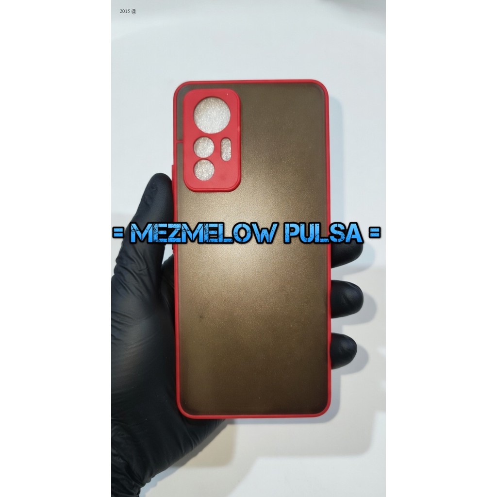 Caseng Hardcase Transparant Pelindung Kamera Case XIAOMI 12 LITE