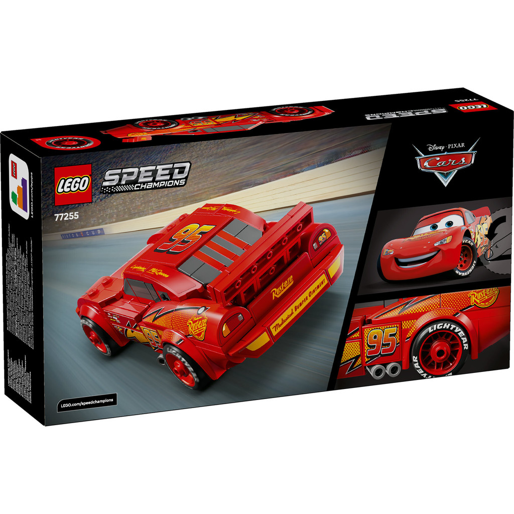 LEGO Speed Champions 77255 Lightning McQueen (270 Pieces), Building Block, Toys, Bricks - Gambar 4