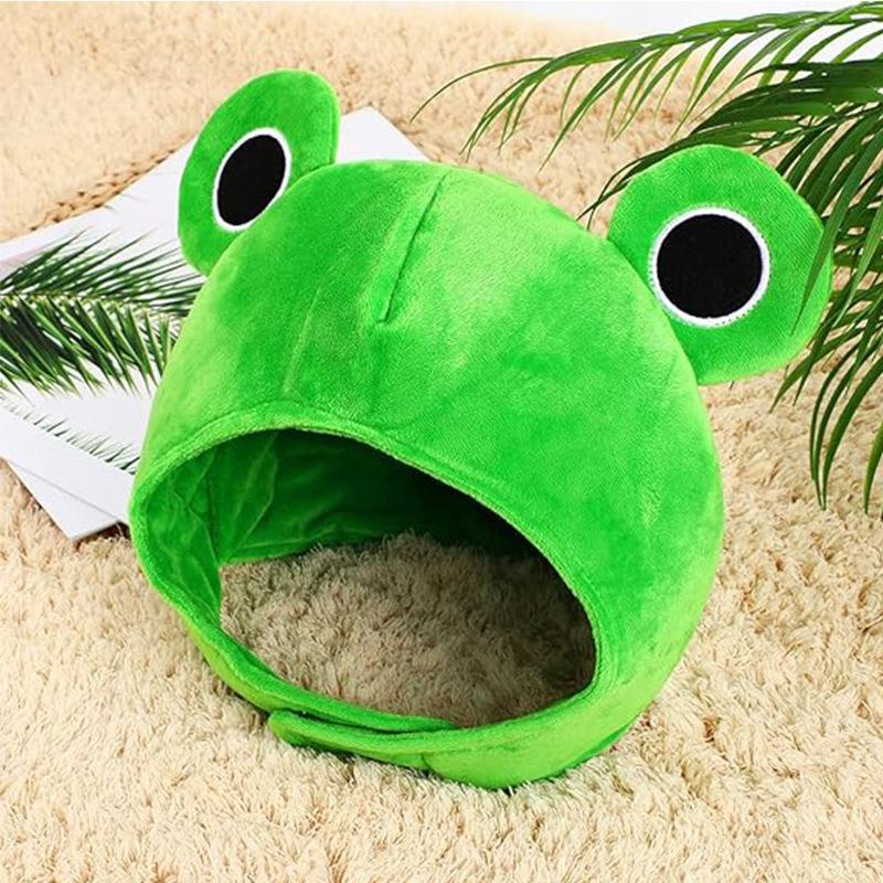 GKY 1 Piece Women Frog Prince Plush Hat New Green Animal Frog Halloween ...
