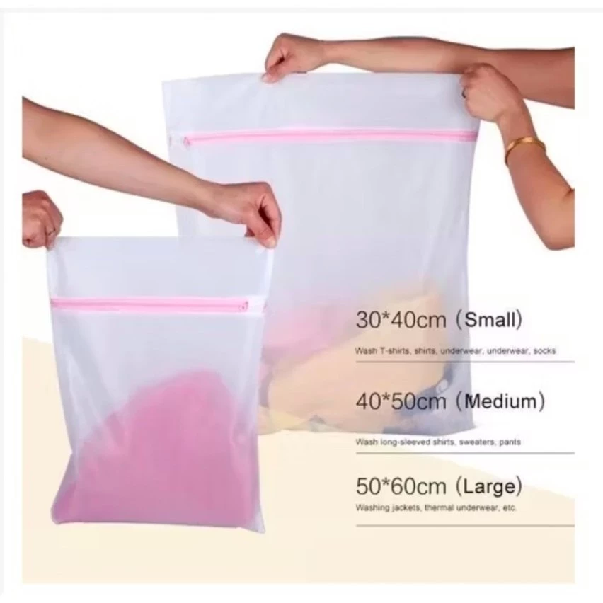AFL 30X40 / WASHING BAG KANTONG JARING LAUNDRY PAKAIAN MESIN CUCI - Gambar 3