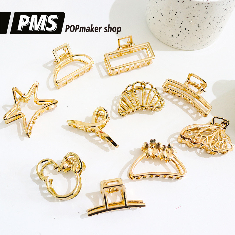 POPmaker Jepit Rambut Cakar 4.5cm Mutiara Elegan