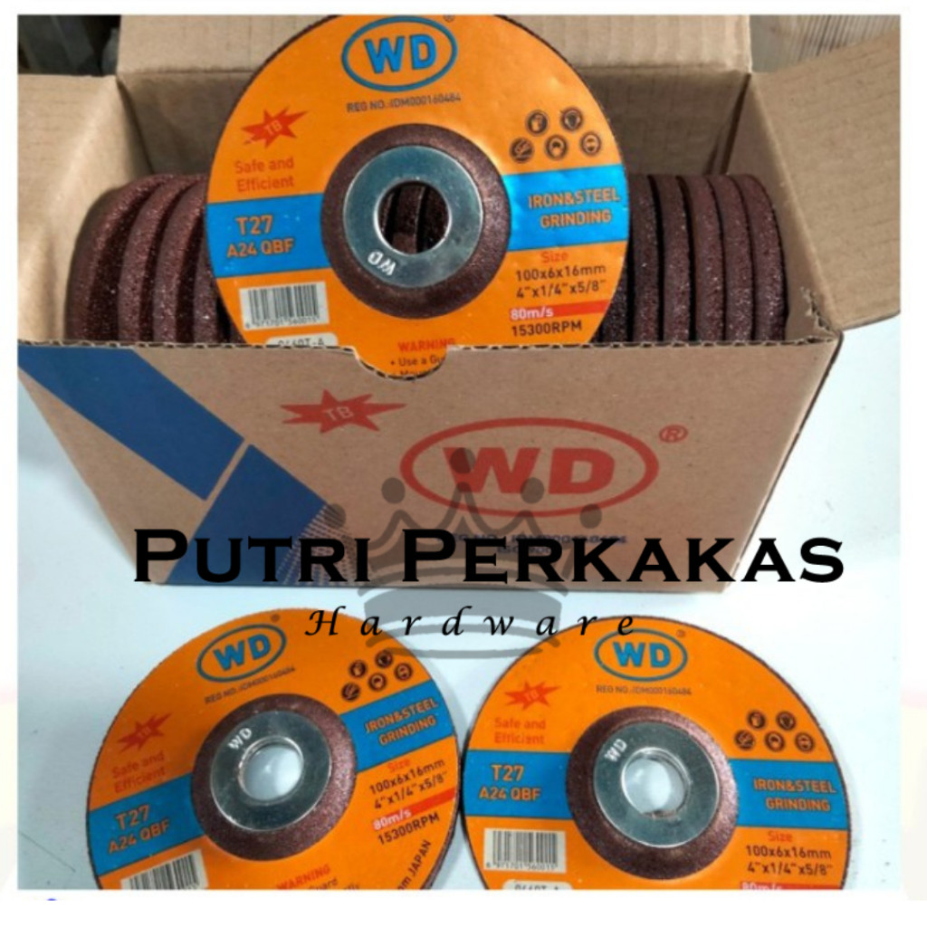 BATU GERINDA WD 4x6 in ORIGINAL / Batu Gerinda WD / Batu Poles WD - Gambar 4