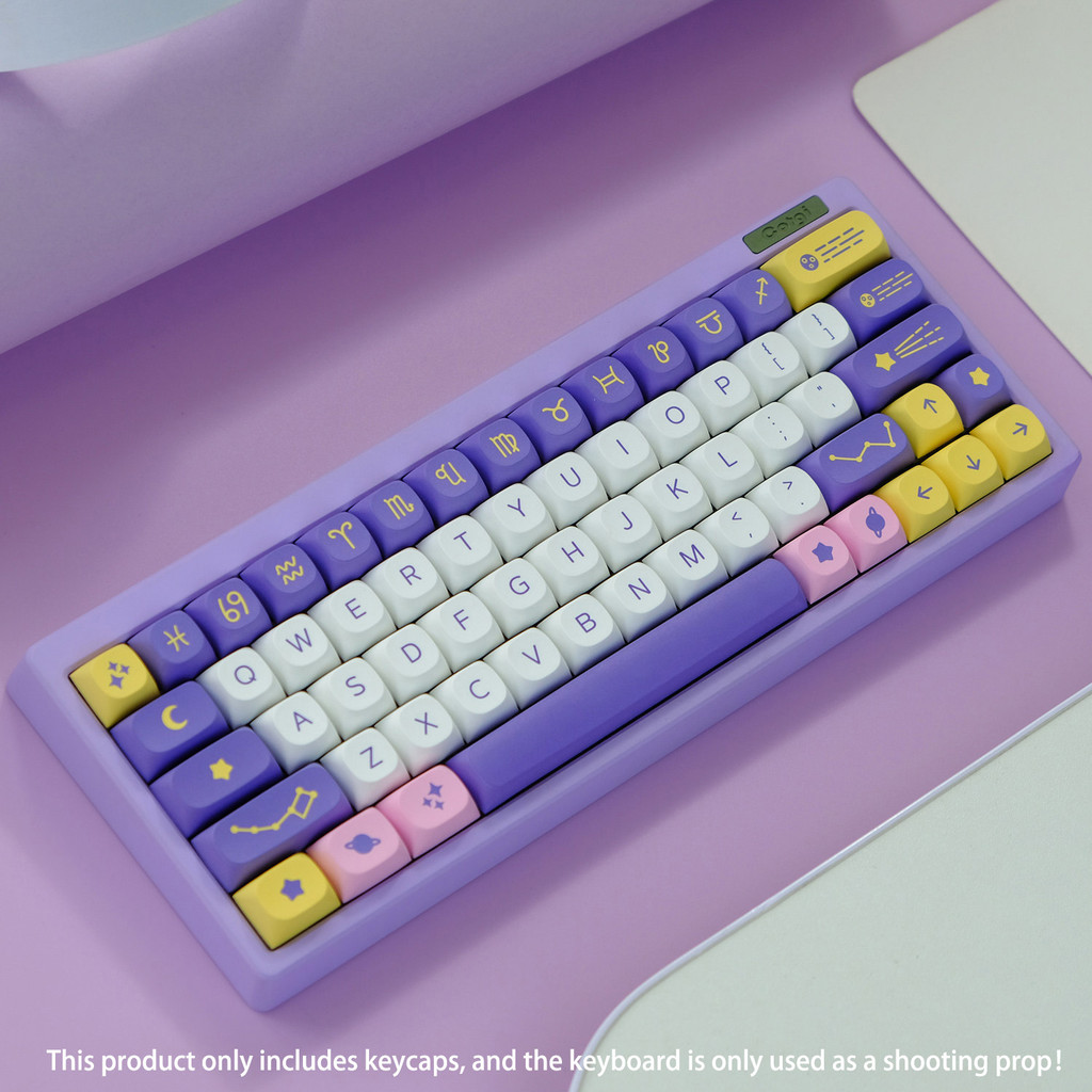 130 Keys Constellation PBT Keycap Five Sides Dye Sublimation MA Profile ...