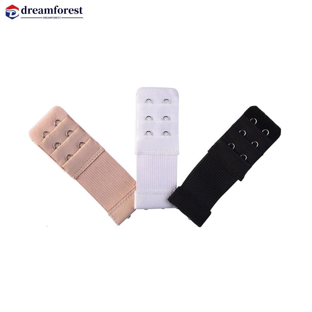 DREAMFOREST 3Pcs Soft Ladies 2/3 Hook Bra Extender Bra Extension Strap ...
