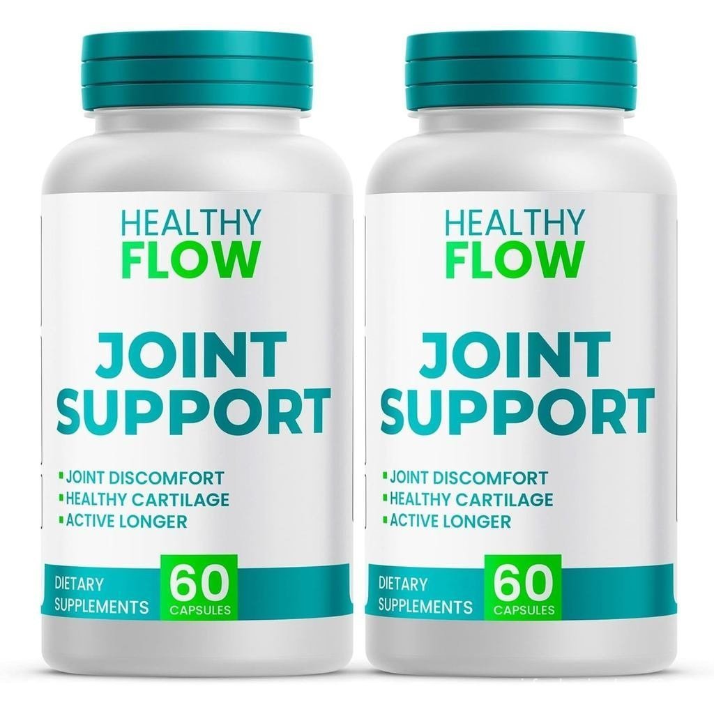 (2 Pack) Healthy Flow Joint Support Capsules - All Natural Advanced ...