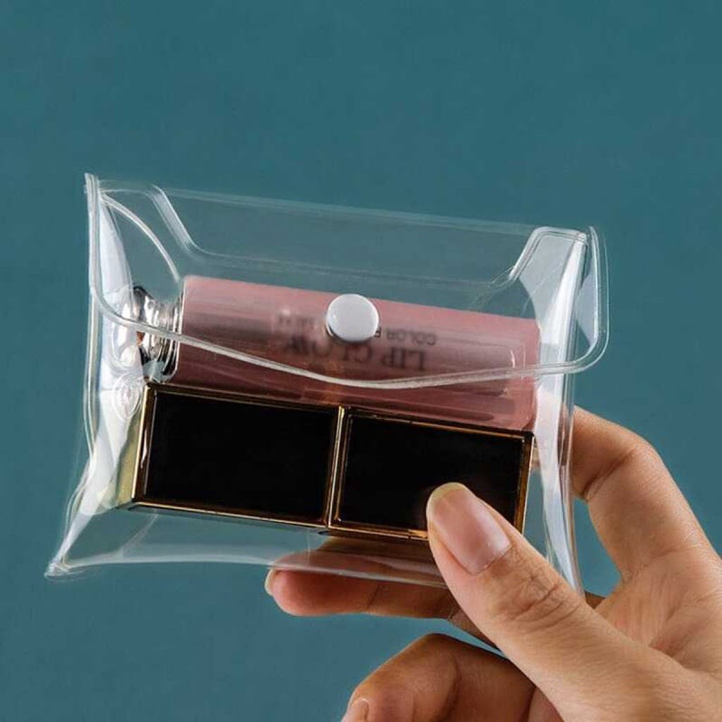 POPmaker Pouch Kosmetik Transparan Mika Praktis - Gambar 3
