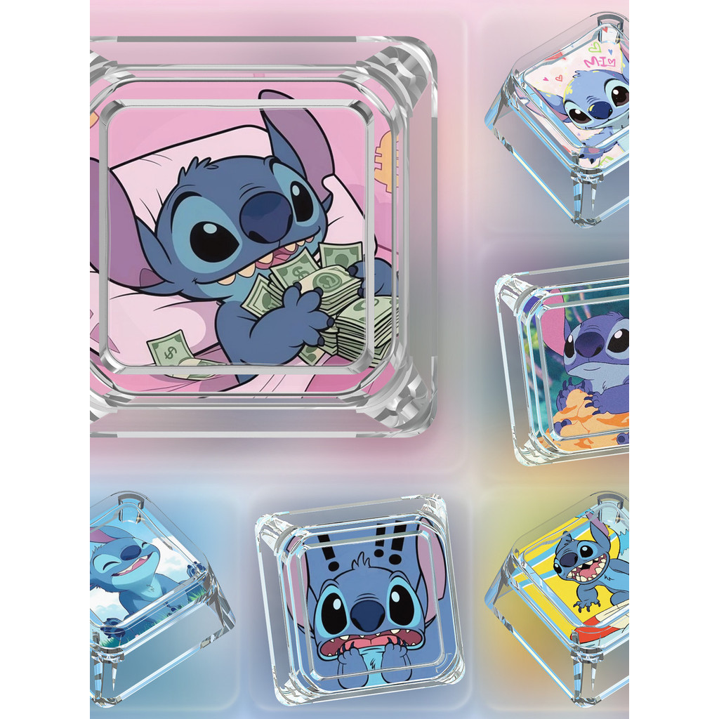 keycaps custom keycaps Star Treasure Stitch Keycap Single Cartoon Cute ...