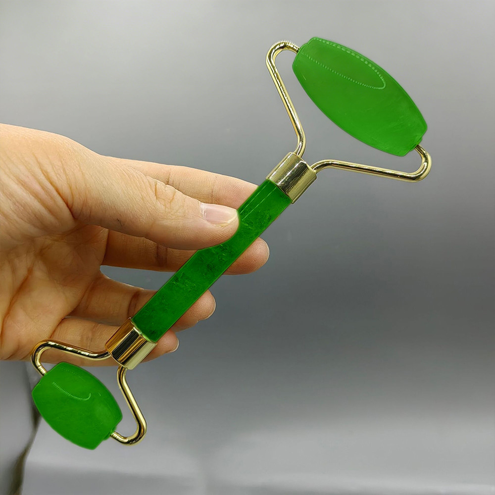 POPmaker Jade Roller Giok Facial Massager COD - Gambar 3