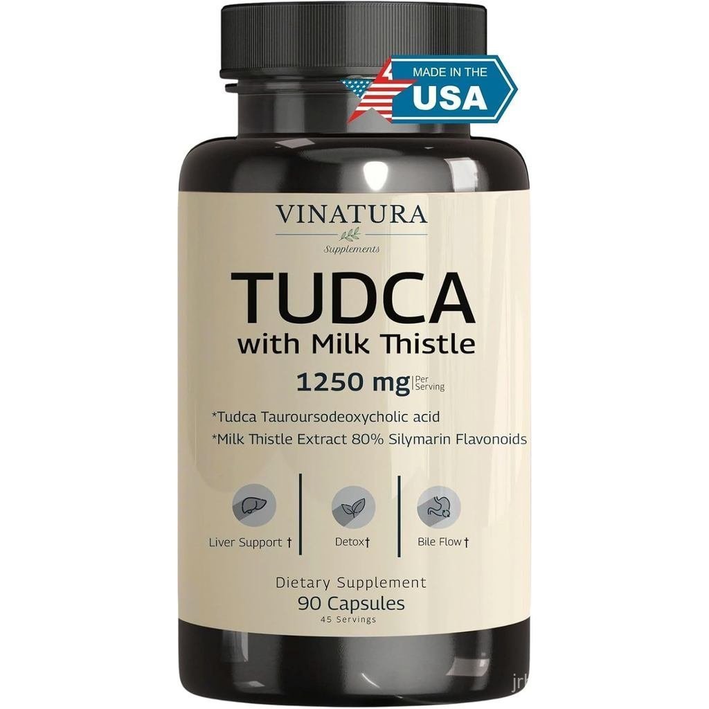 VINATURA TUDCA 1250mg - Tudca Supplement, Tudca Bile Salts, Liver ...