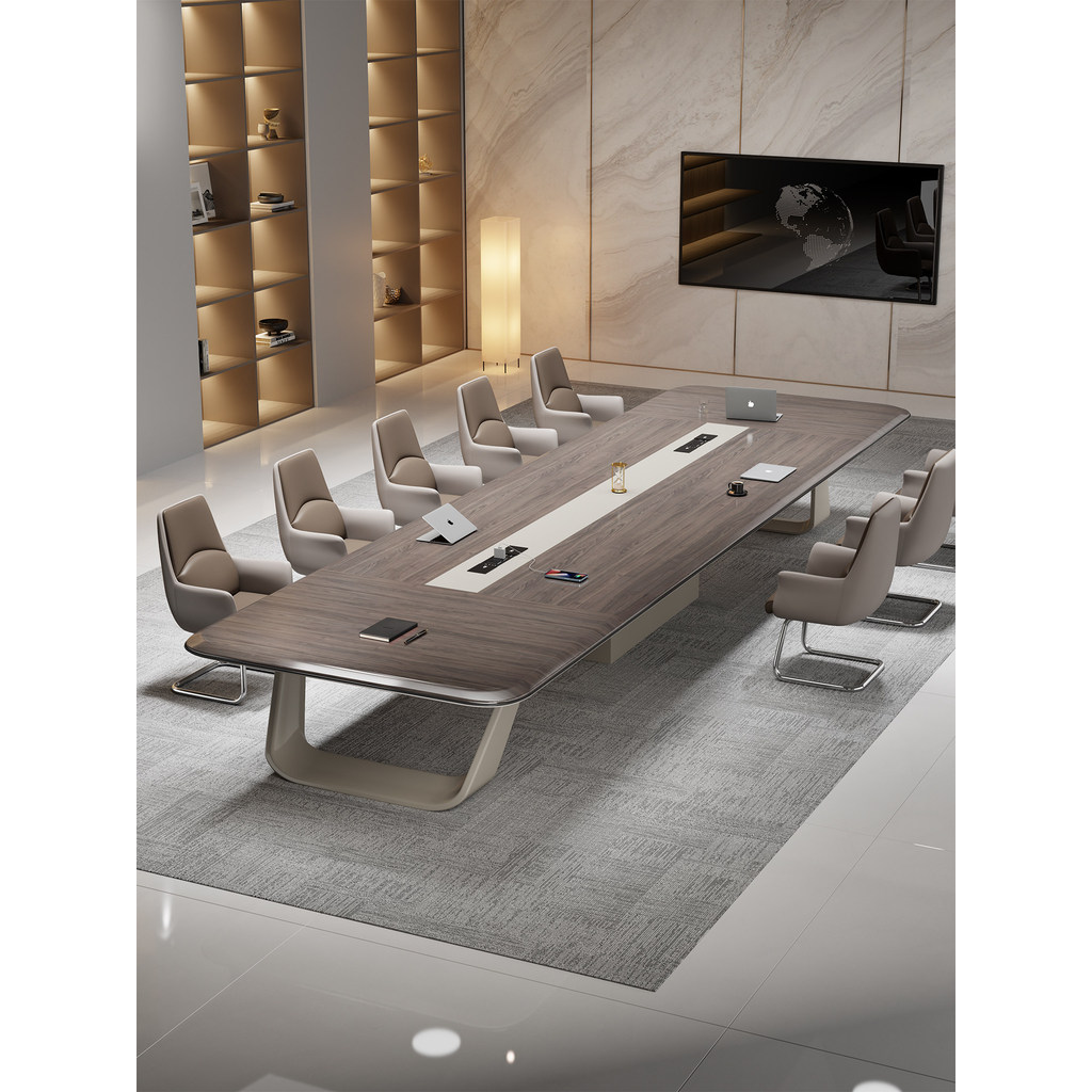 Conference Table Long Table Simple Modern Large Rectangular Table ...
