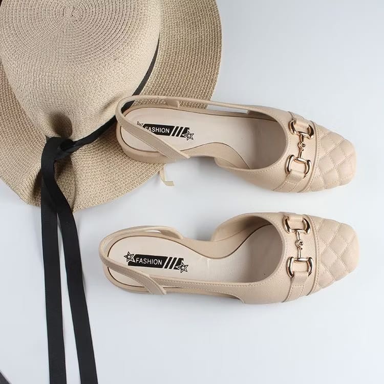 POPmaker shop Sandal Sepatu Slip On YU56 / Sepatu Wanita Tali Rendah​ - Model Kantoran Casual yang Nyaman dan Stylish COD - Gambar 2