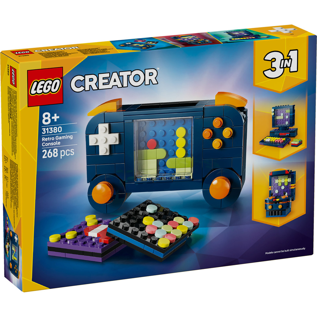 LEGO Creator 31380 Retro Gaming Console (268 Pieces), Building Block, Toys, Bricks - Gambar 3