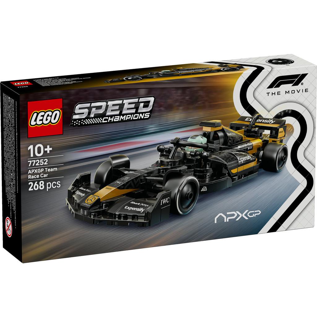 LEGO Speed Champions 77252 APXGP Team Race Car from F1 The Movie (268 Pieces), Building Block, Toys, Bricks - Gambar 3