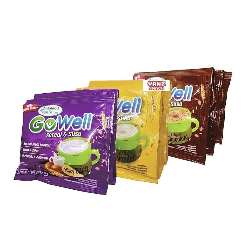 GoWell Sereal & Susu Bergizi Renceng Isi 10sachet