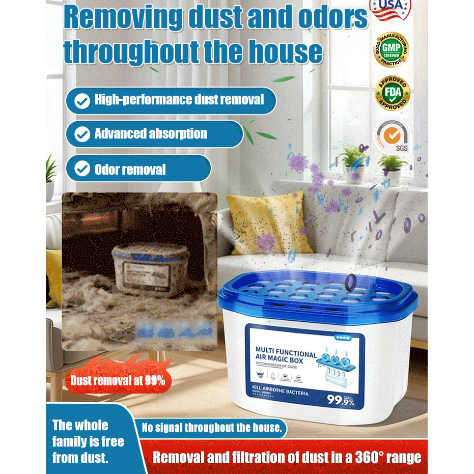 HOT SALE Multifunctional dust collector box / Charcoal odor-removing ...