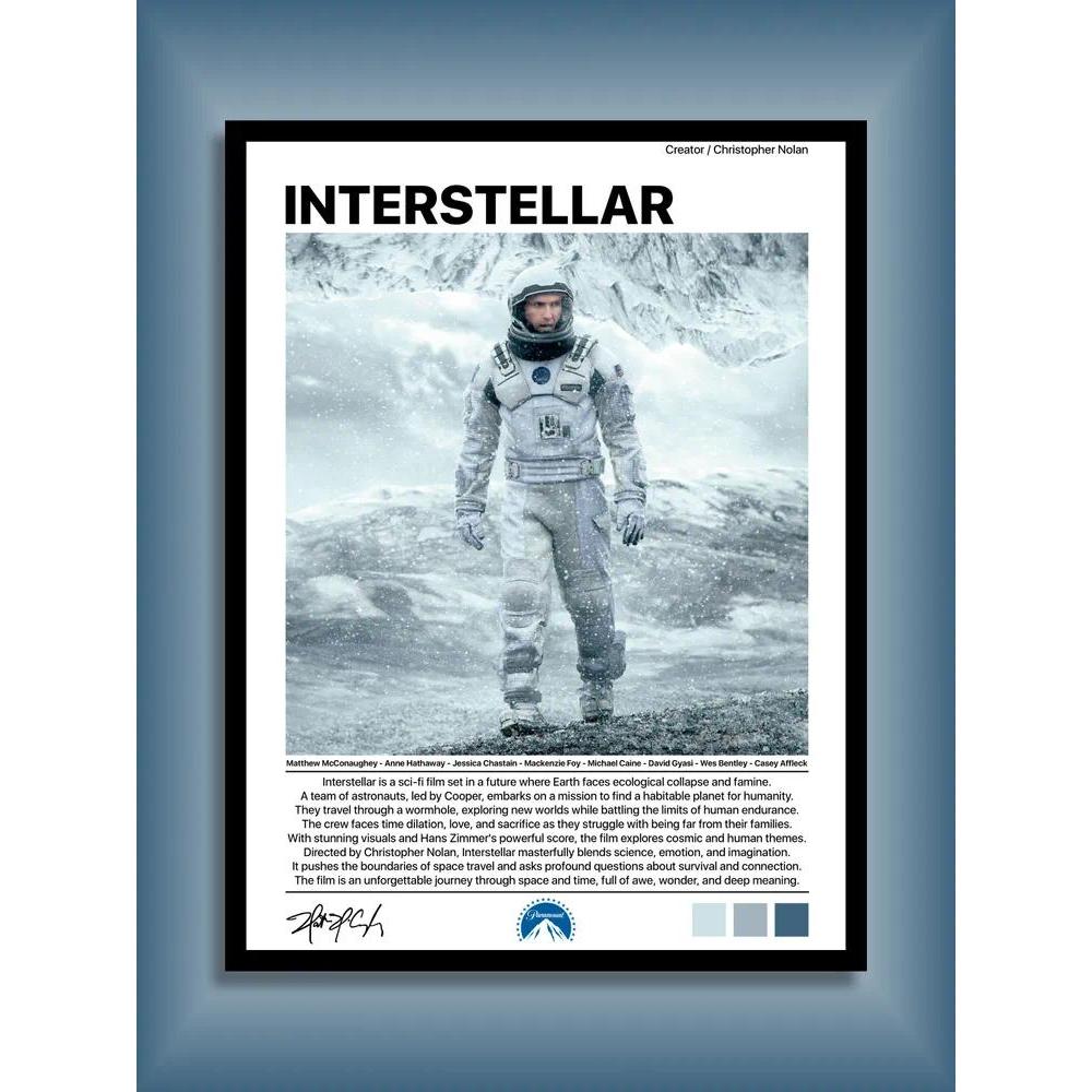 Poster from the movie Interstellar Wall Art Canvas Painting Poster and ...