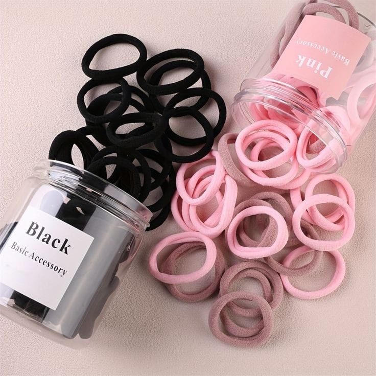POPmaker Set Ikat Rambut Elastis + Toples Si Kecil - Gambar 4