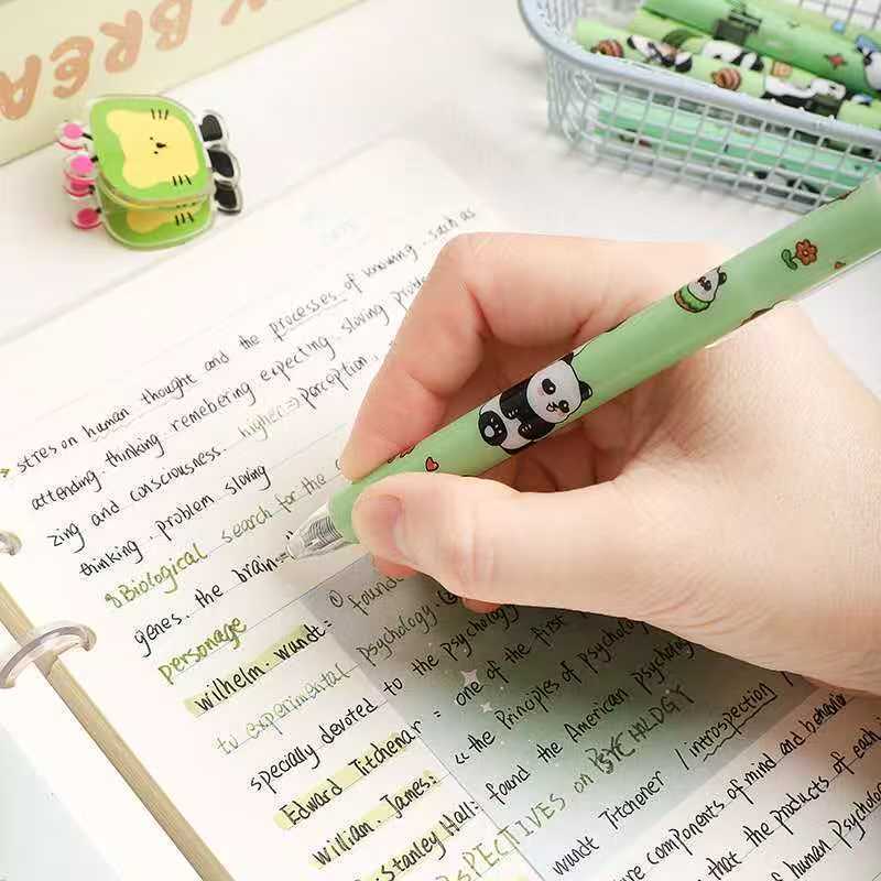 POPmaker Pulpen Gel 0.55mm Set 6 Pcs Kartun Anti Bocor - Gambar 4