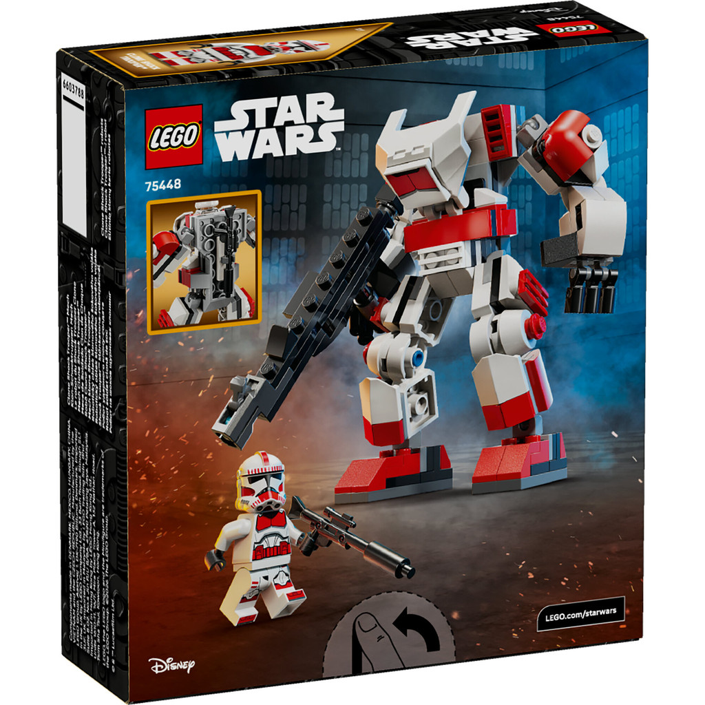 LEGO Star Wars 75448 Clone Shock Trooper Mech (151 Pieces), Building Block, Toys, Bricks - Gambar 4