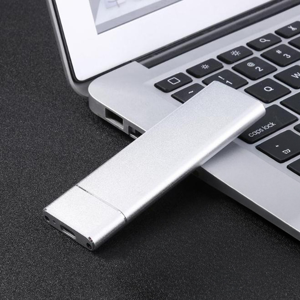 M.2 NGFF SSD Enclosure USB3.1 Type-C - Portable External Storage Case ...