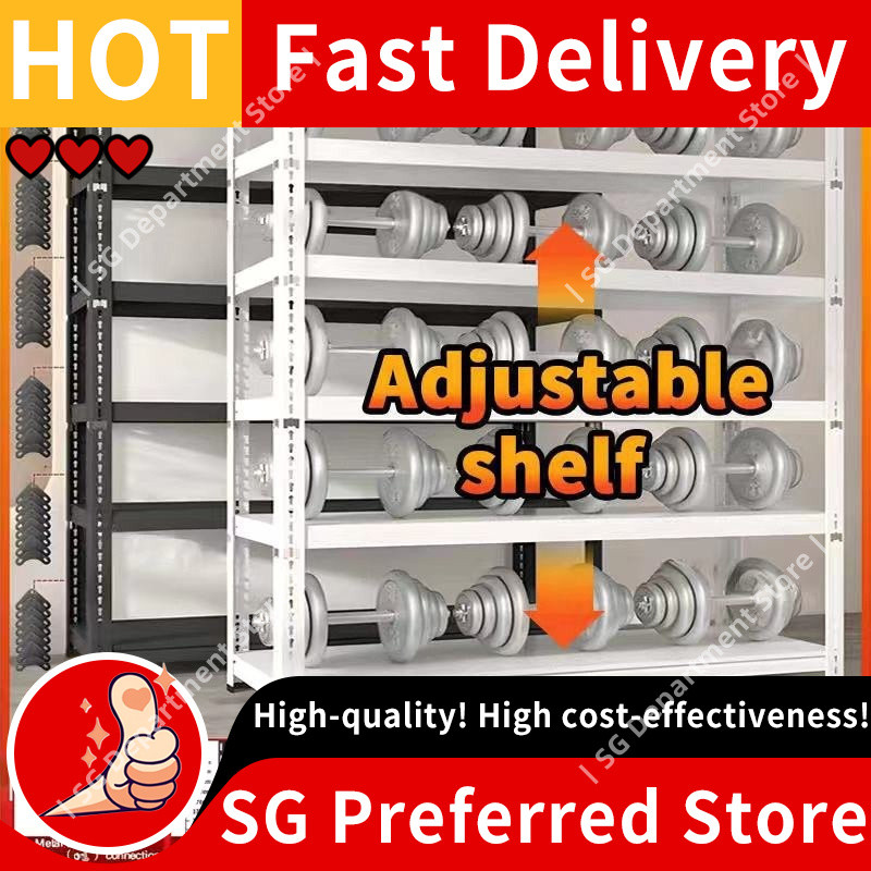 PMLoad 500KG Heavy Duty Shelf Rack Metal Rack Adjustable Height Steel ...
