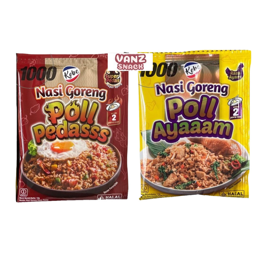 Kobe Bumbu Nasi Goreng Poll Pedas Ayam
