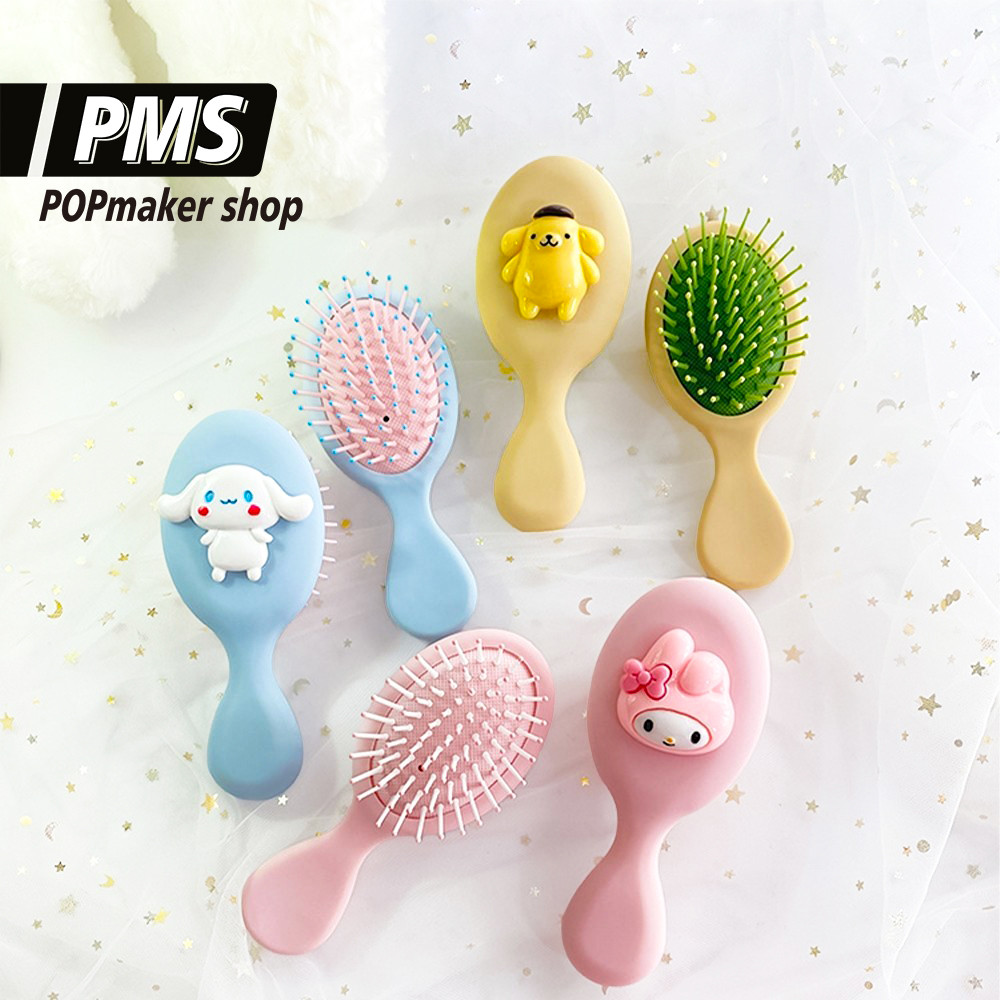 POPmaker Sisir Mini Sanrio 3D Anti Kusut Portable