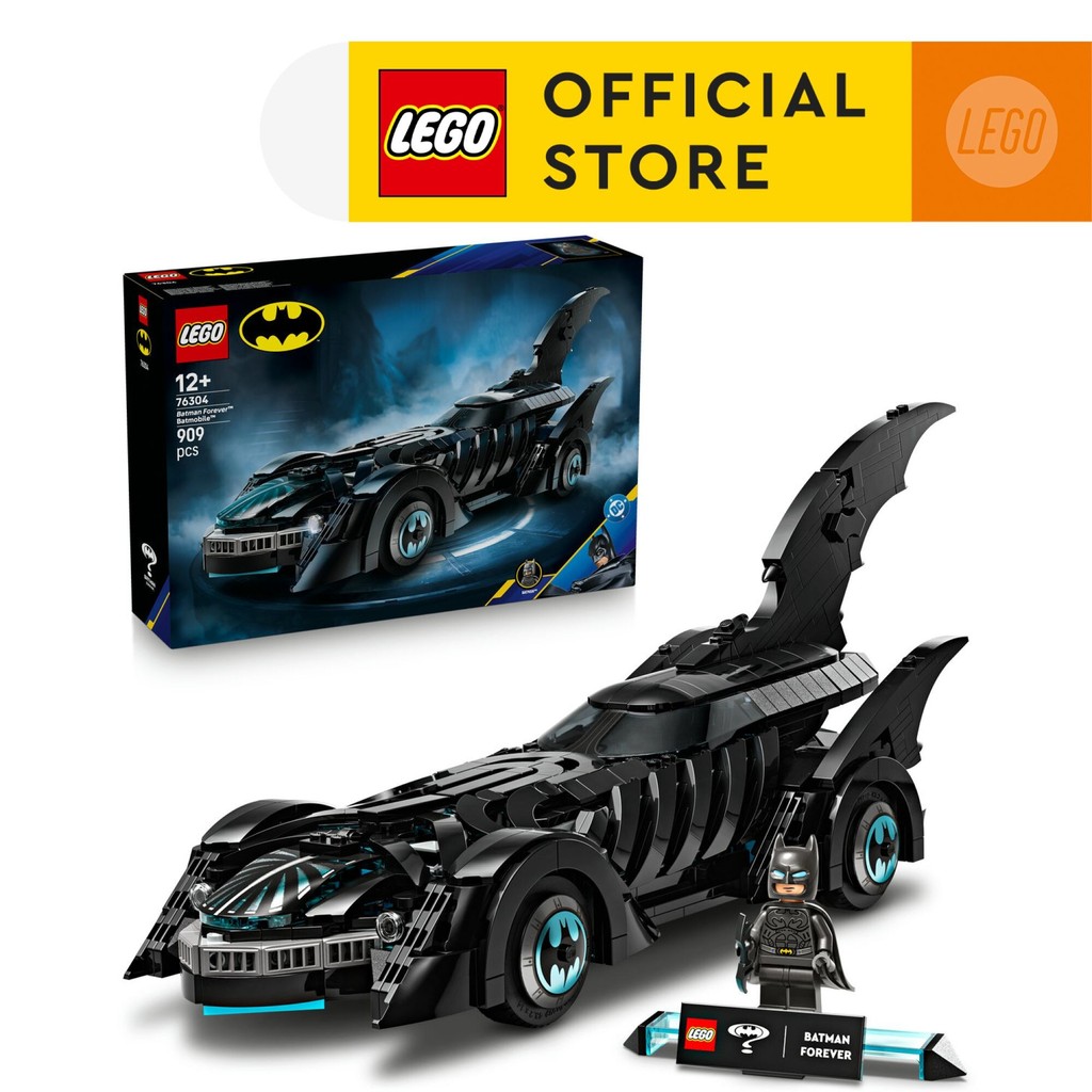 LEGO Super Heroes 76304 Batman Forever Batmobile (909 Pieces), Building Block, Toys, Bricks