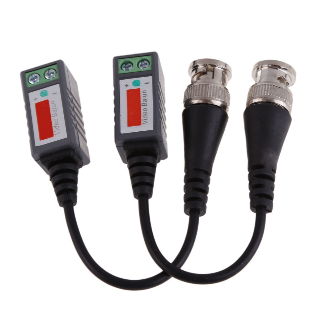 10x CCTV Camera Passive Video Balun Transceiver BNC Connector Coaxial ...