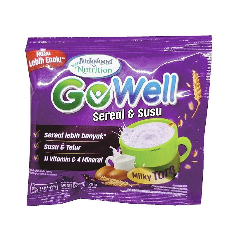 GoWell Sereal & Susu Bergizi Renceng Isi 10sachet - Gambar 3