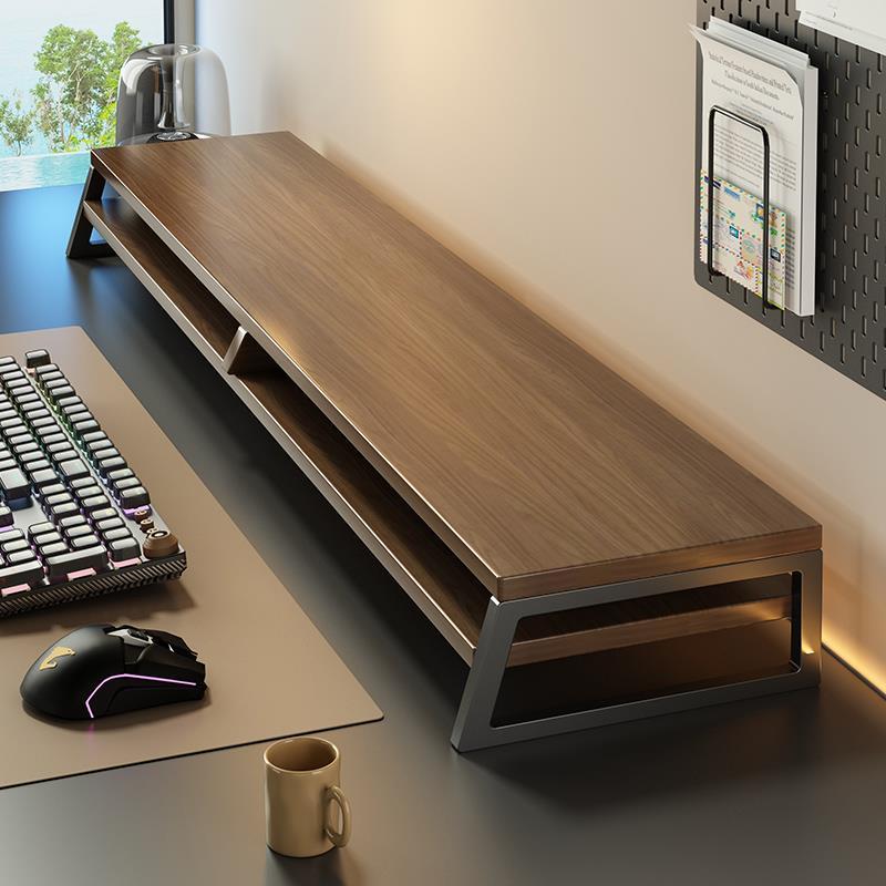 [48H Shipping] Gaming Room Desktop Computer Monitor Riser Storage Rack ...