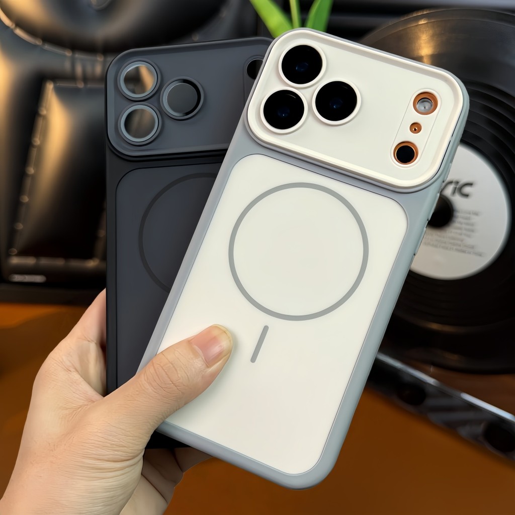 Premium Dual-color Skin-touch Anti-fingerprint Magnetic Hard Case with ...