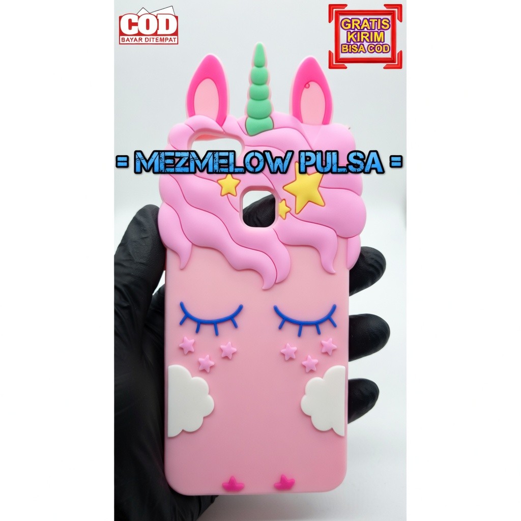 Softcase karakter 3d kuda poni UNICORN Caseng OPPO F5 / OPPO V7 PLUS / OPPO Y71