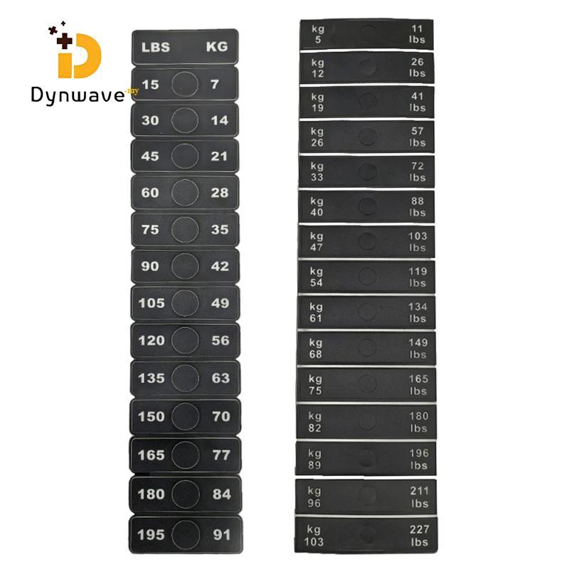 Dynwave Weight Stack Labels Machine Accessories Decal Weight Number ...