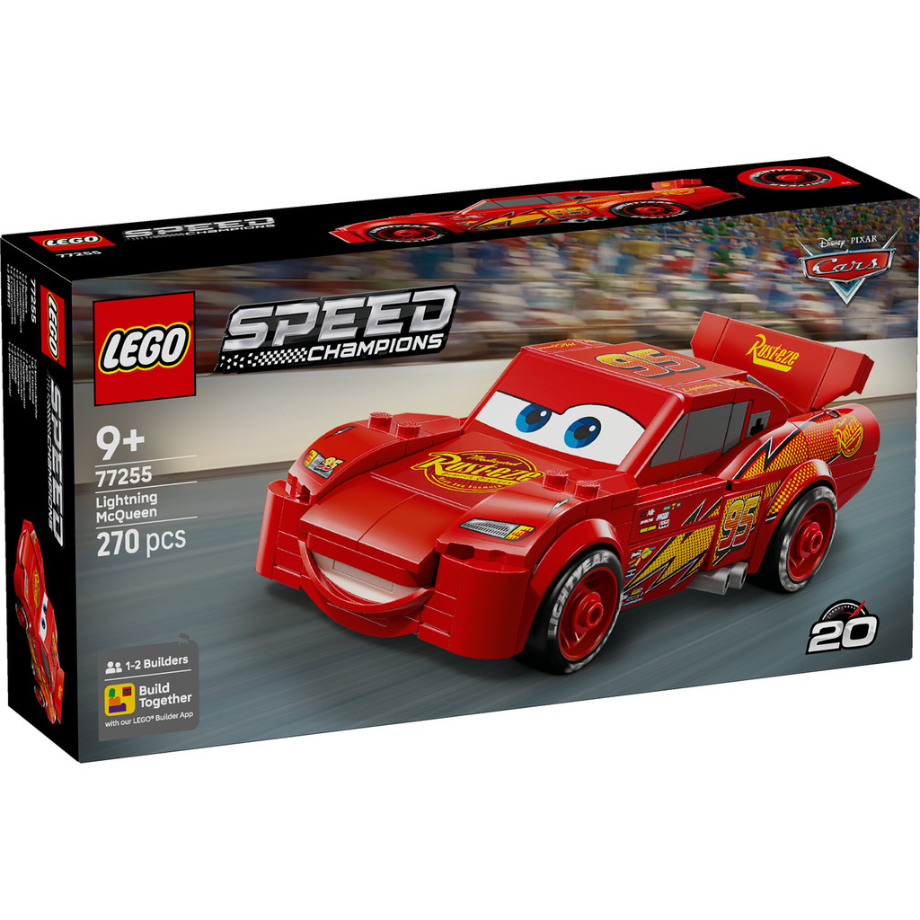 LEGO Speed Champions 77255 Lightning McQueen (270 Pieces), Building Block, Toys, Bricks - Gambar 3