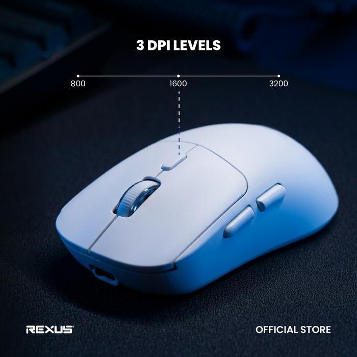 Rexus Xierra RX106 / RX-106 Gaming Mouse Wireless Dual Koneksi - Gambar 4