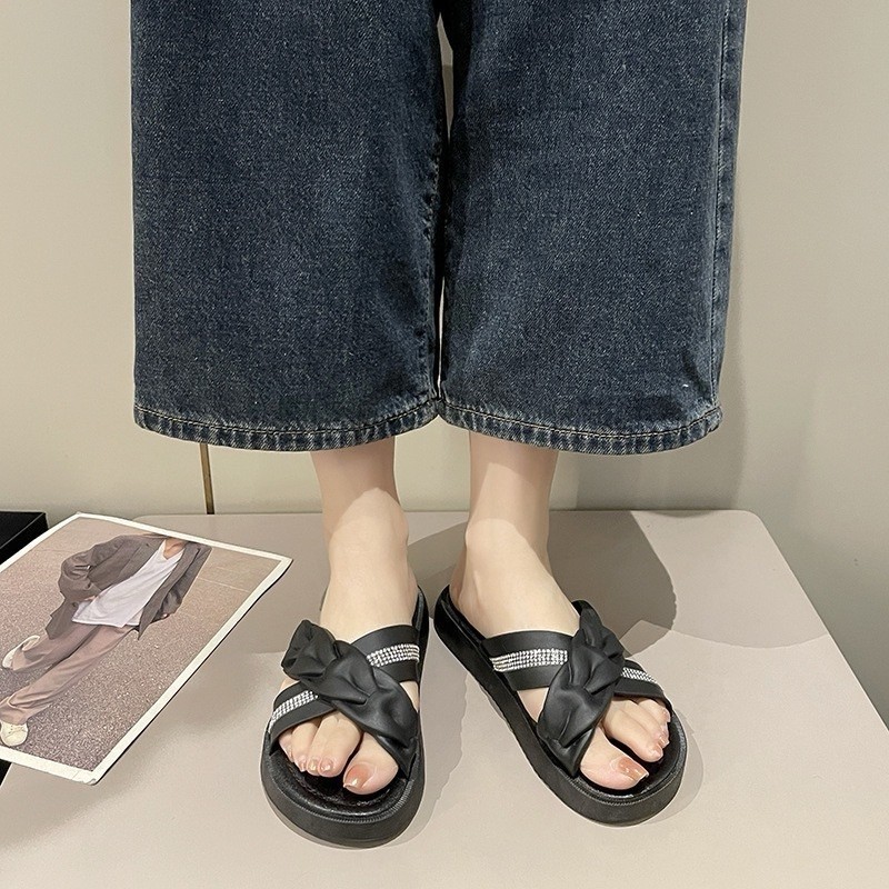 POPmaker Sandal Wanita Wedges Nyaman Elegan - Gambar 3