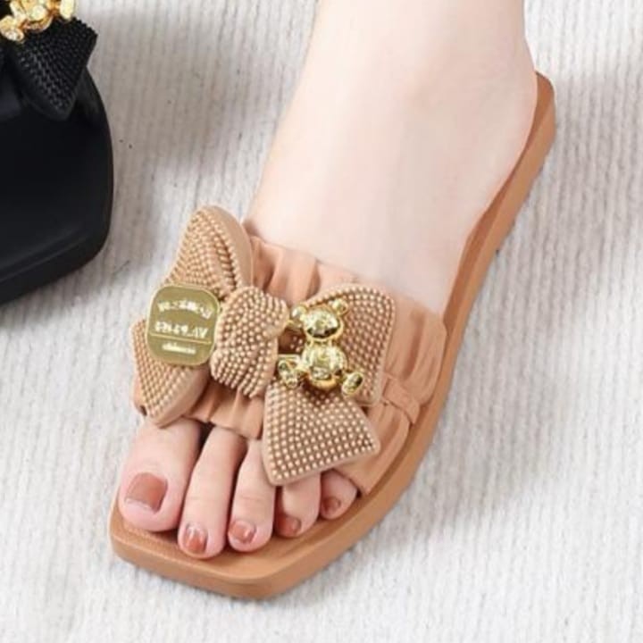 POPmaker shop Sandal Selop Wanita YU73 - Sandal Lucu Karet Jelly dengan Variasi Pita Cantik, Desain Minimalis, Nyaman dan Ringan untuk Sehari-hari COD - Gambar 2