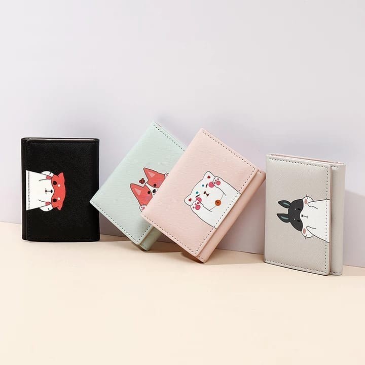 Dompet Mini Wanita Motif Lucu Praktis COD - Gambar 4
