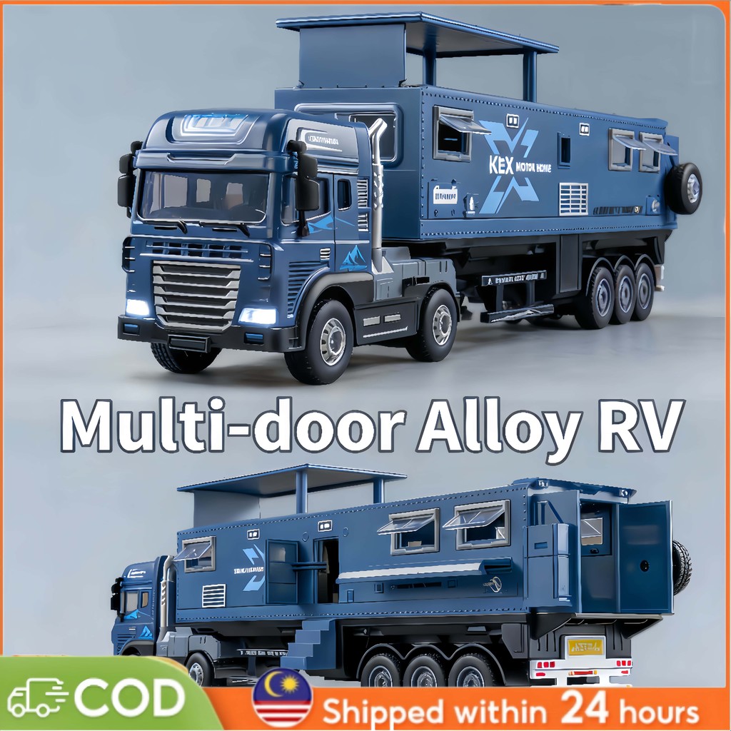 Alloy RV Toy Model - Detachable & Realistic Camper Van With Light Sound ...