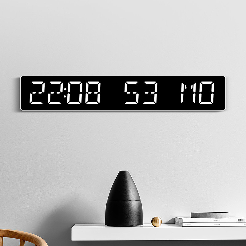 Self-Timing LED Clock Desktop Table Clock Multifunctional Electronic ...