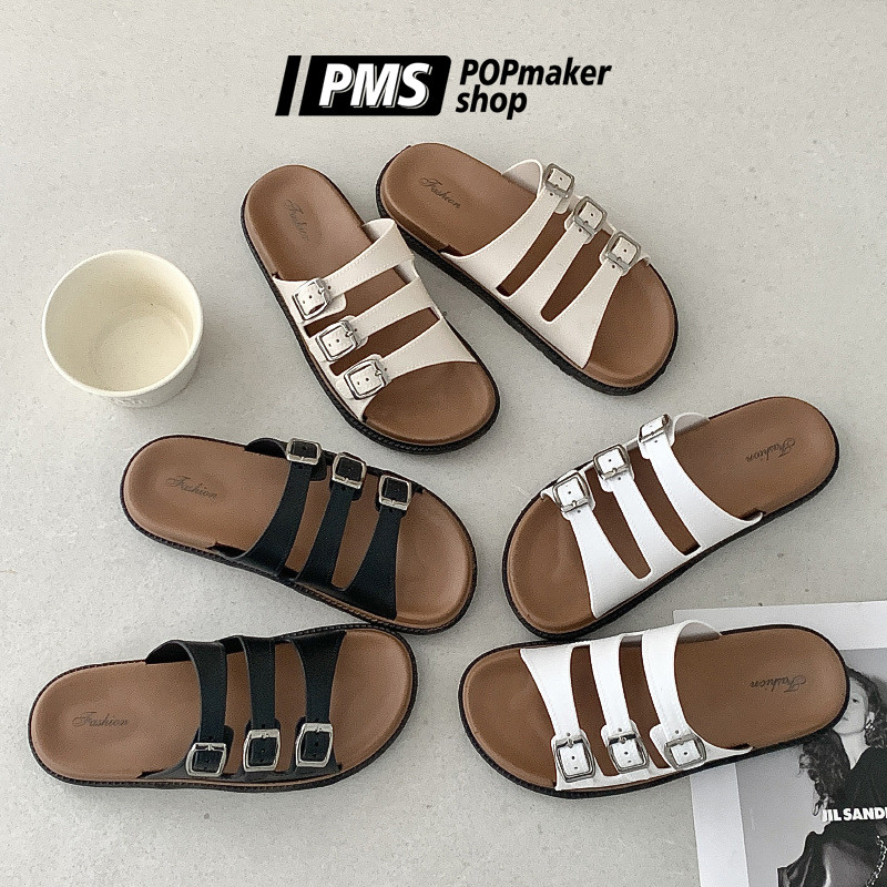 POPmaker Sandal Wanita Ringan Empuk Fashion