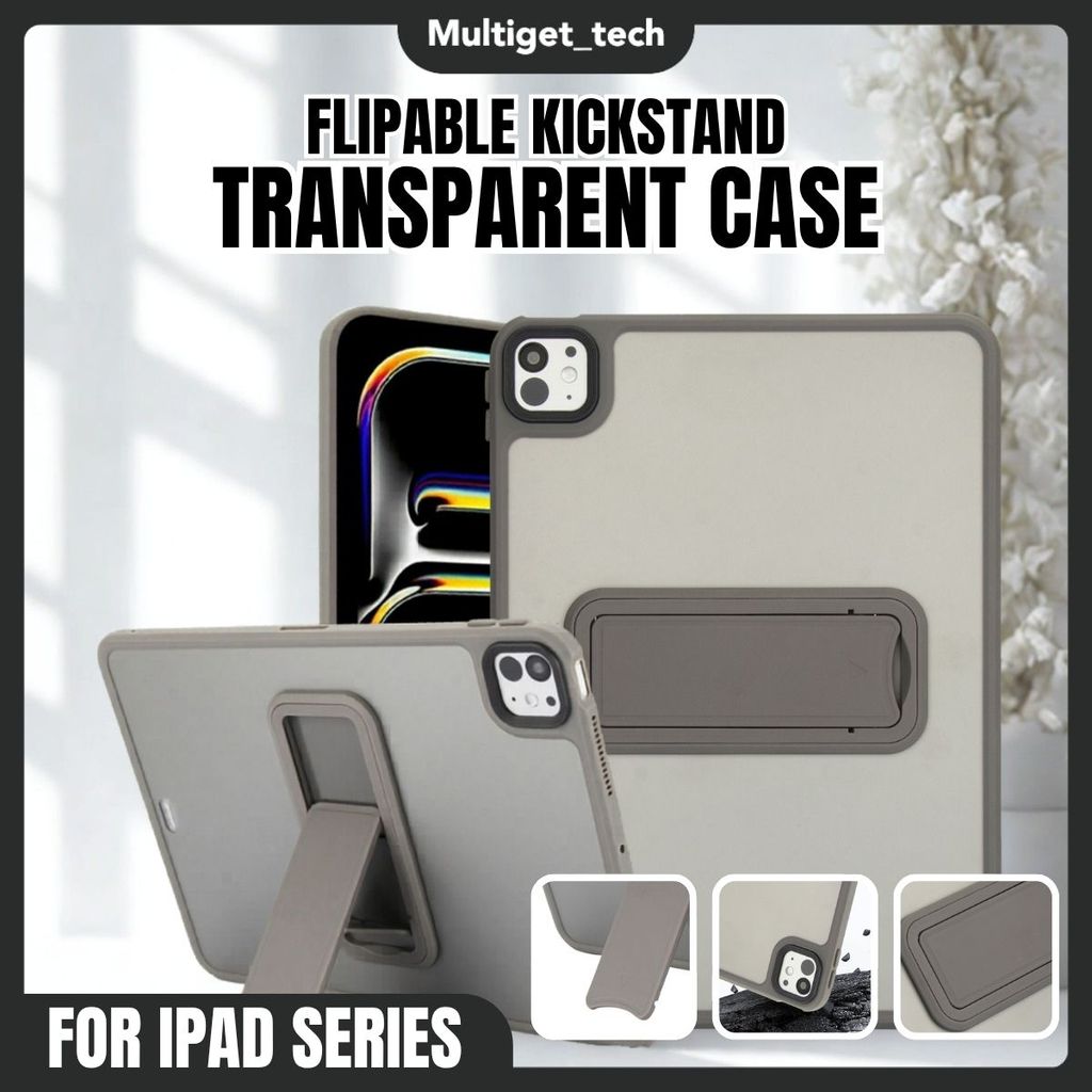 Case Clear Anti Crack iPad AIR 11 2024 2025 Gen 11/10 11" Gen 789 10.2" Air 4/5 Pro 11" 2021 2022 Mini 6 8.3" Acrylic With Stand