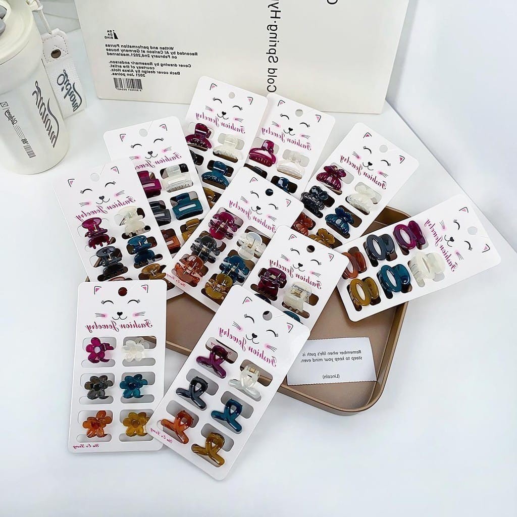 POPmaker Jedai Rambut 6 Pcs Minimalis Korea - Gambar 4