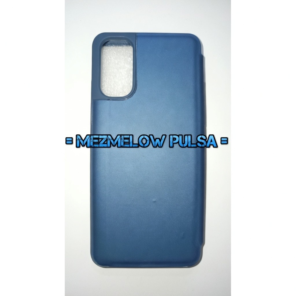 Caseng Flip Phone Case Clear View Cover Flip Case OPPO RENO 4 BIASA - Gambar 4